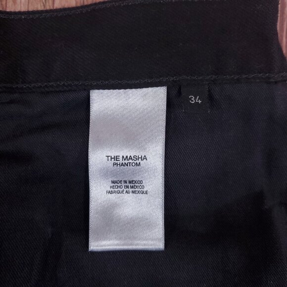 Favorite Daughter Size 34 The Masha Super High Rise Wide Leg Jeans Phantom - Picture 12 of 14